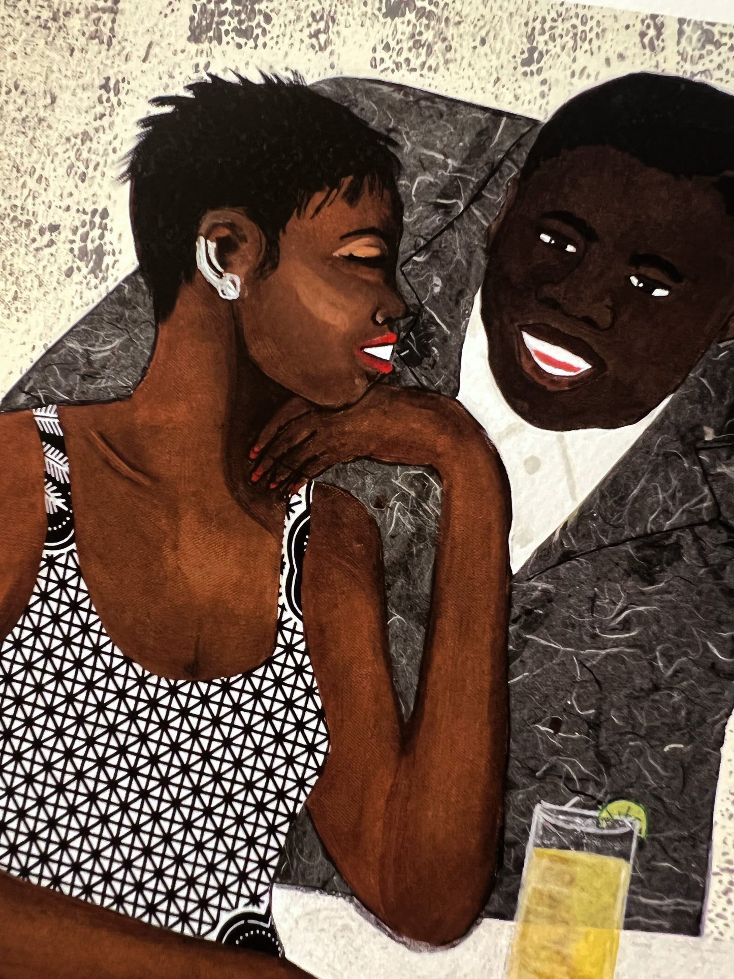 Detail of fine art print : The Conversation