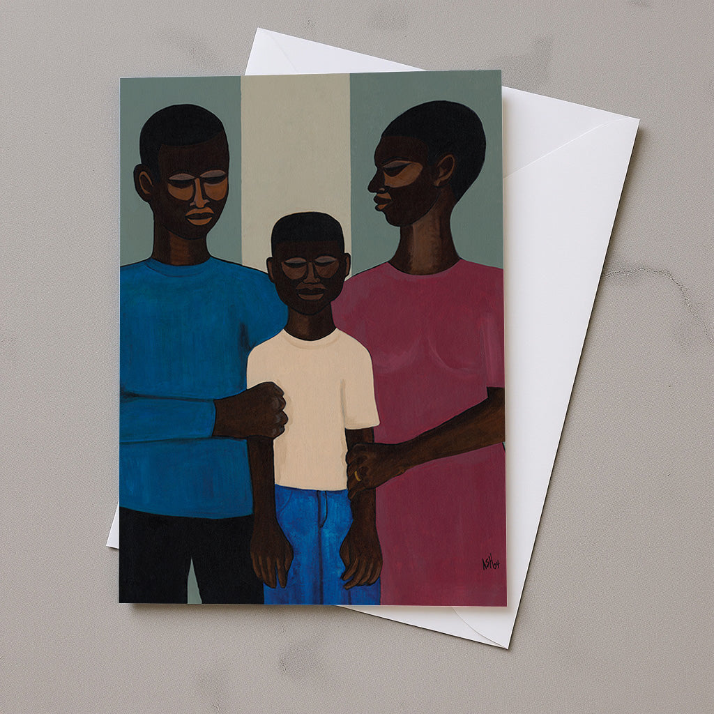 Rooted & Radiant – Afrocentric Greeting Card Set (5-Pack)