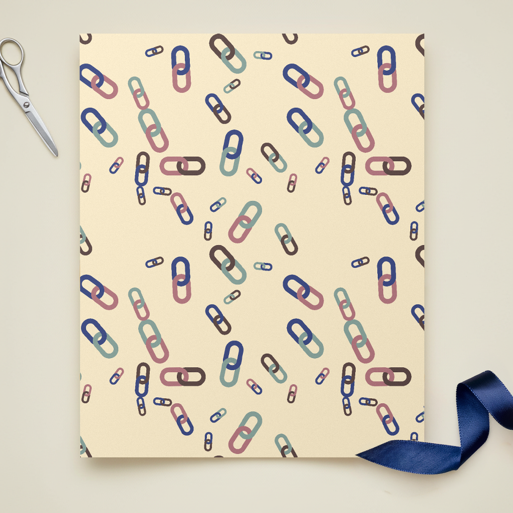 The Family gift wrap, lifestyle photo