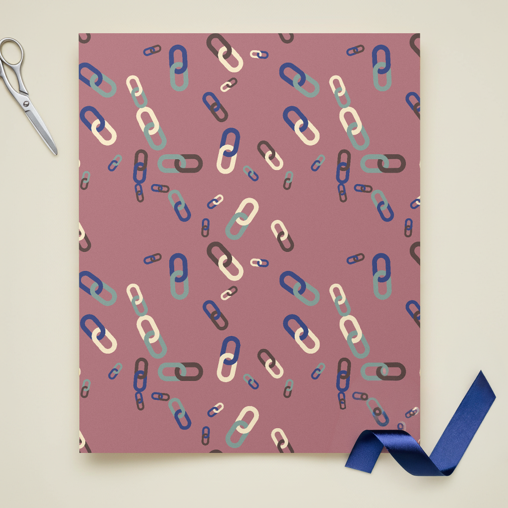 The Family gift wrap, lifestyle photo