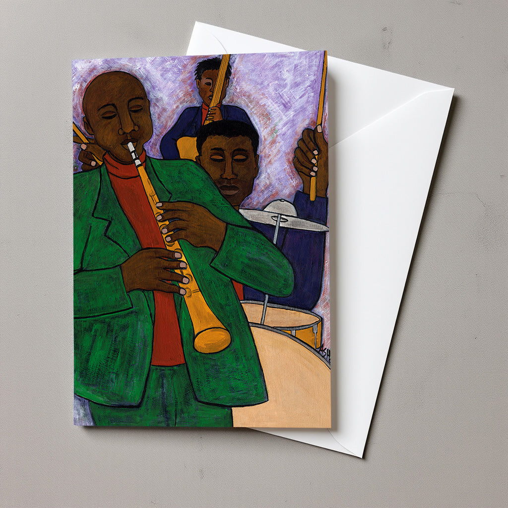 Rhythms & Reverie – Black Music Greeting Card Set (5-Pack)