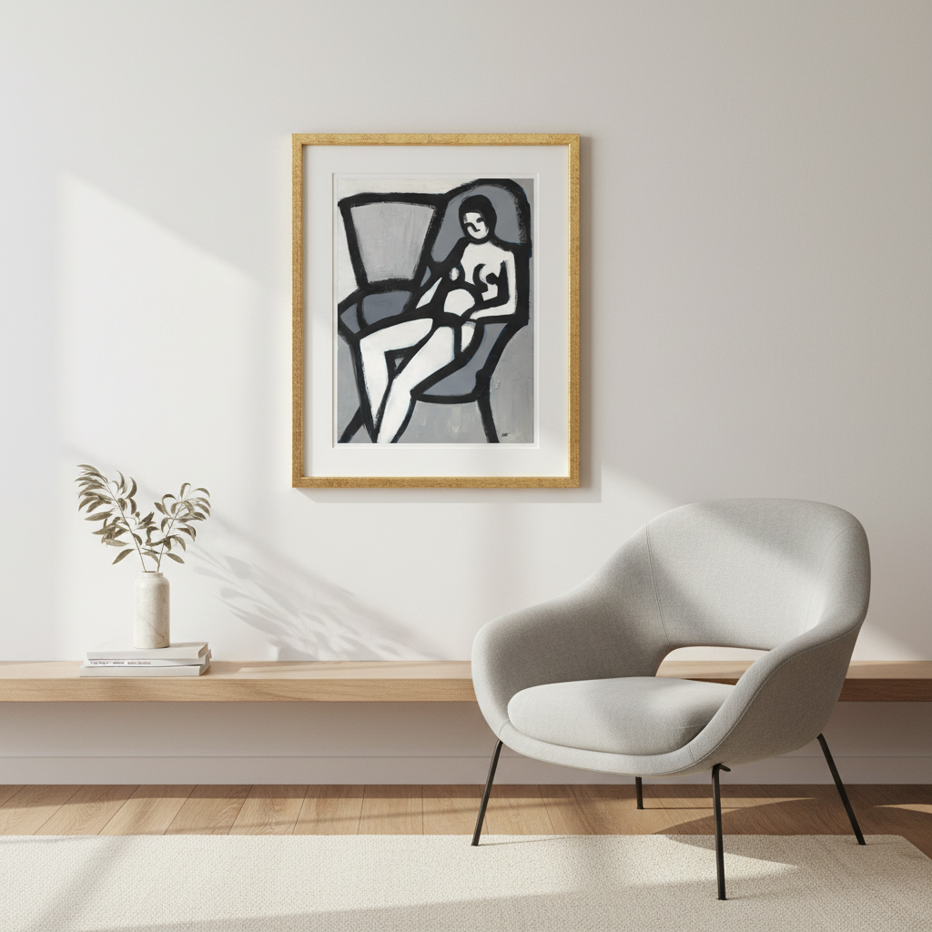 Vintage Figurative Black Art Print | African American Wall Decor