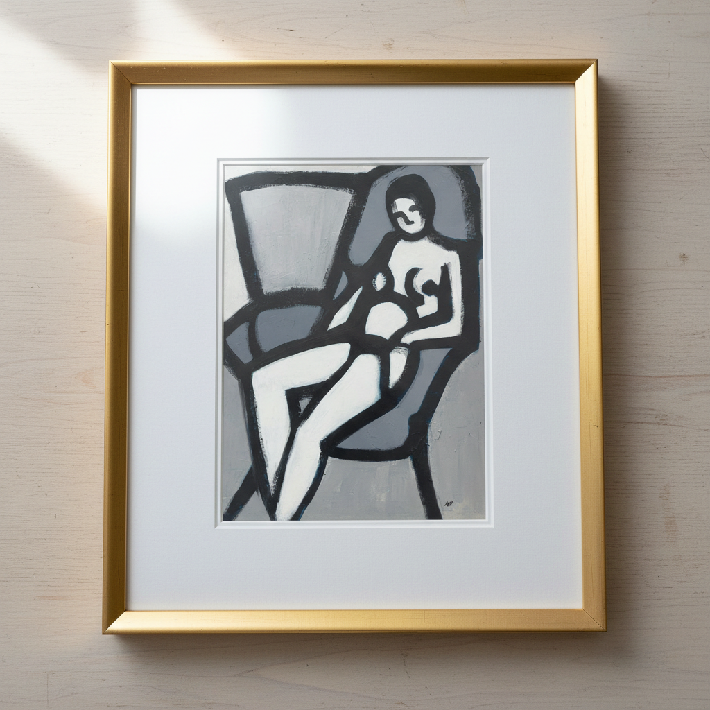 Vintage Figurative Black Art Print | African American Wall Decor