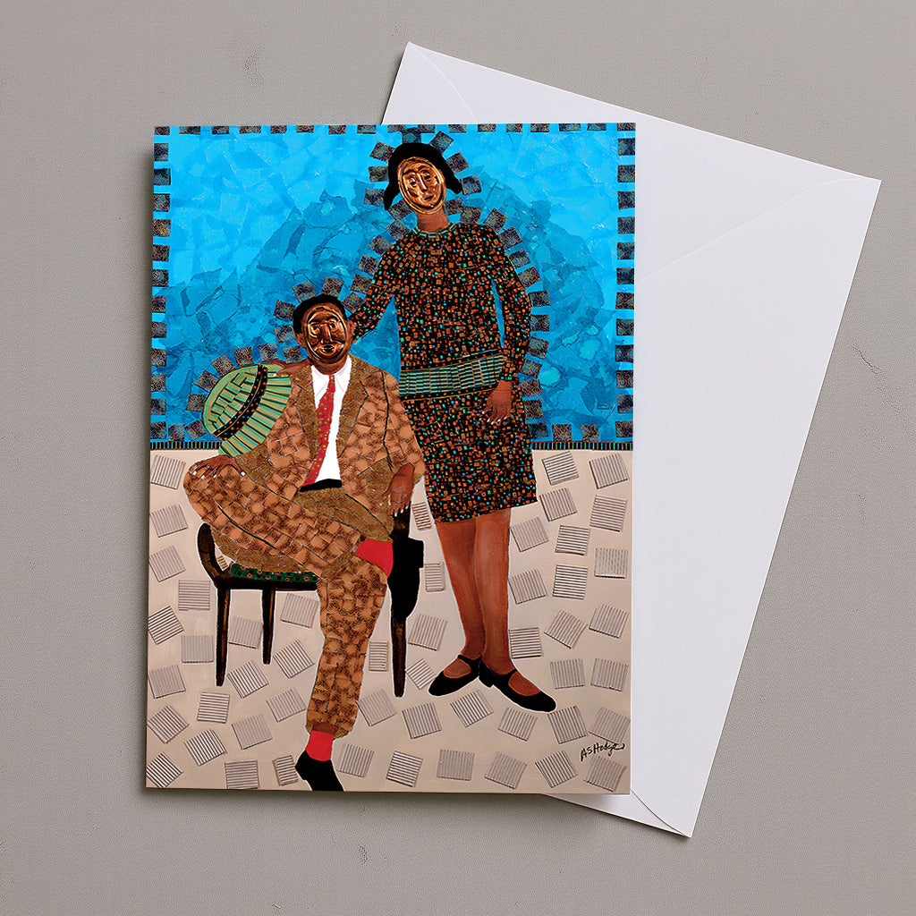 Rooted & Radiant – Afrocentric Greeting Card Set (5-Pack)