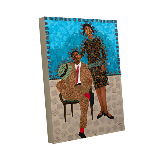 They Came Before Us -1 - Stretched Canvas Print - Antionette's Artistry