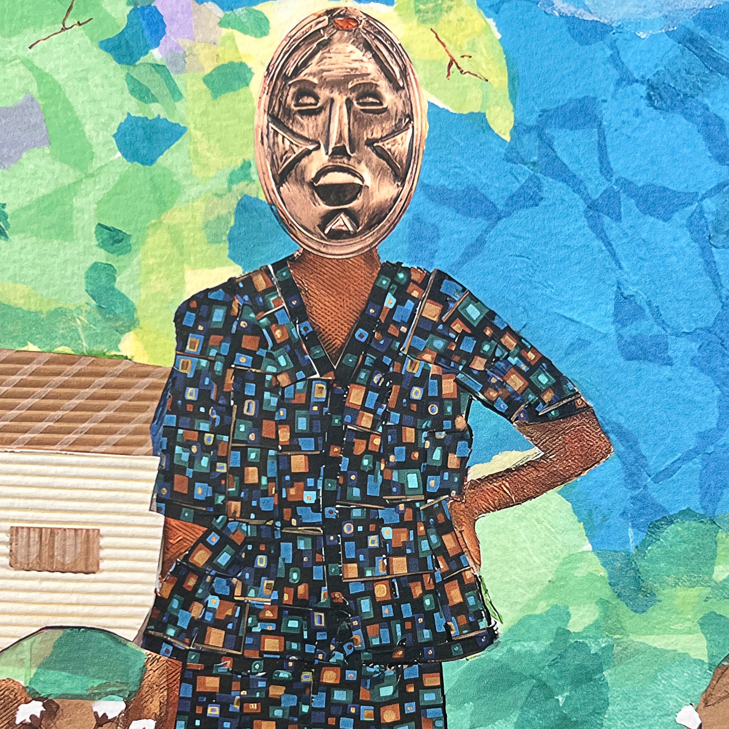 They Came Before Us -2 - Fine Art Print - lifestyle view, Black heritage art