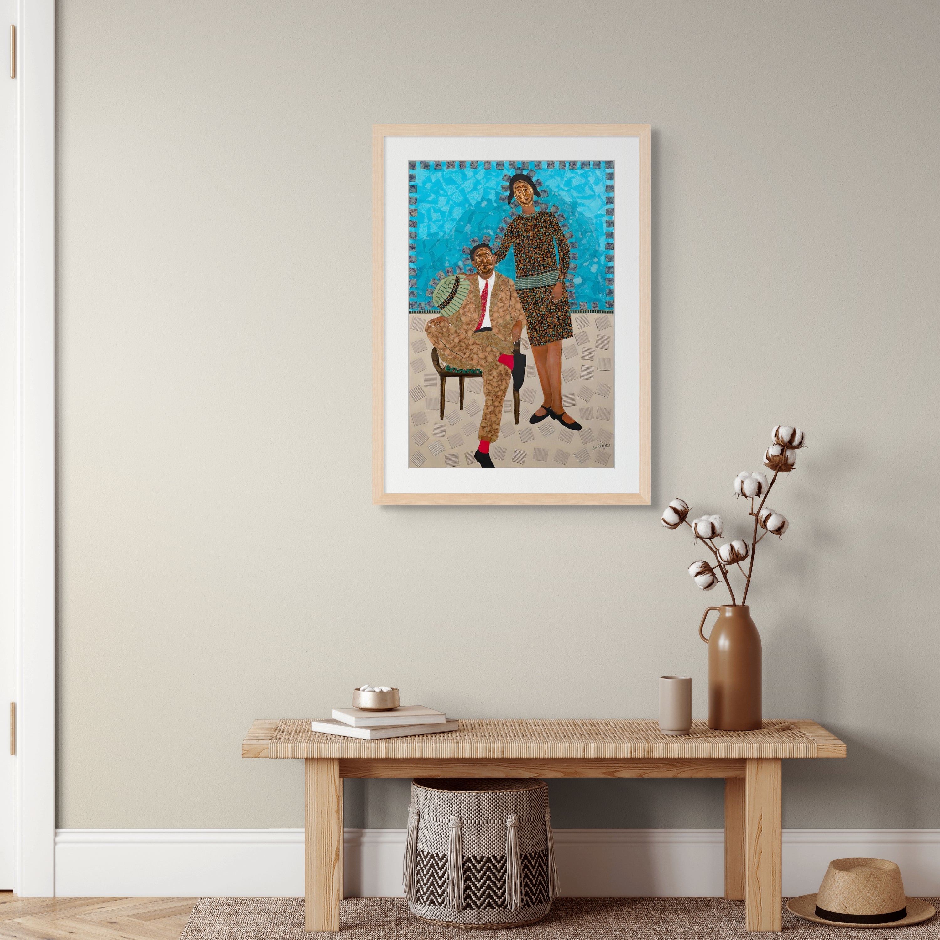They Came Before Us -1 | African-inspired Art Print - Antionette's Artistry